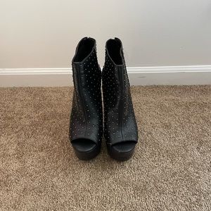 Studded Platform Jessica Simpson Bootie Heel